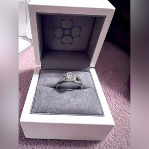 COPY - Colin Cowie Infinity Halo Diamond Ring size 7